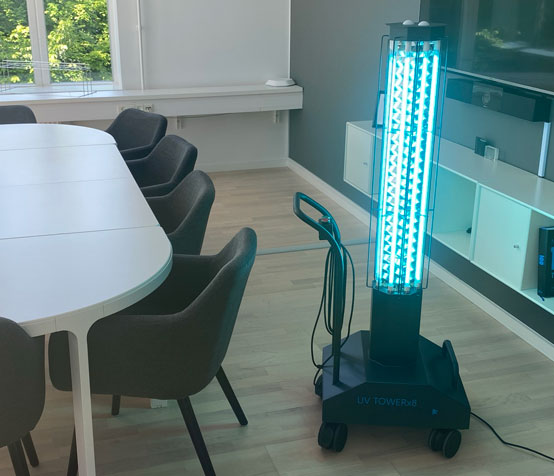 UV TOWER - disinfection for UV Efficient UVC EFSEN BY room - device